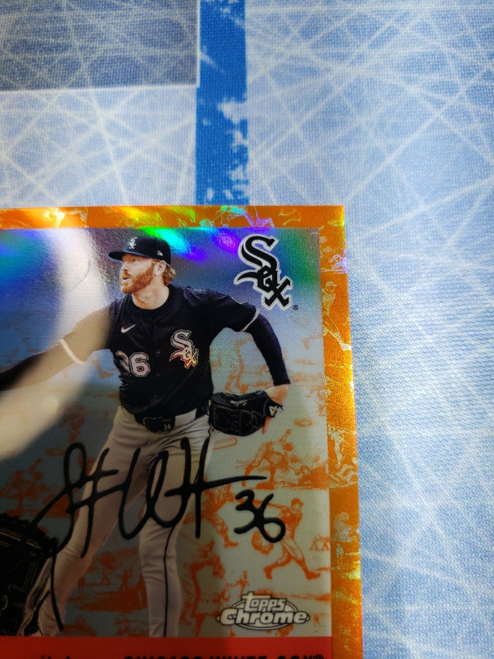 2025 Topps Platinum Steve Wilson #384 Orange Toile /25 Book End *SEE DESCRIPTION