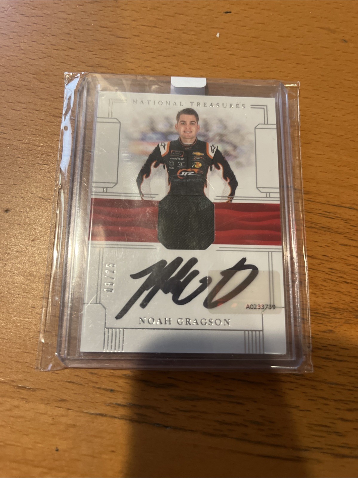 2020 Panini National Treasures Firesuit Signatures Noah Gragson /25
