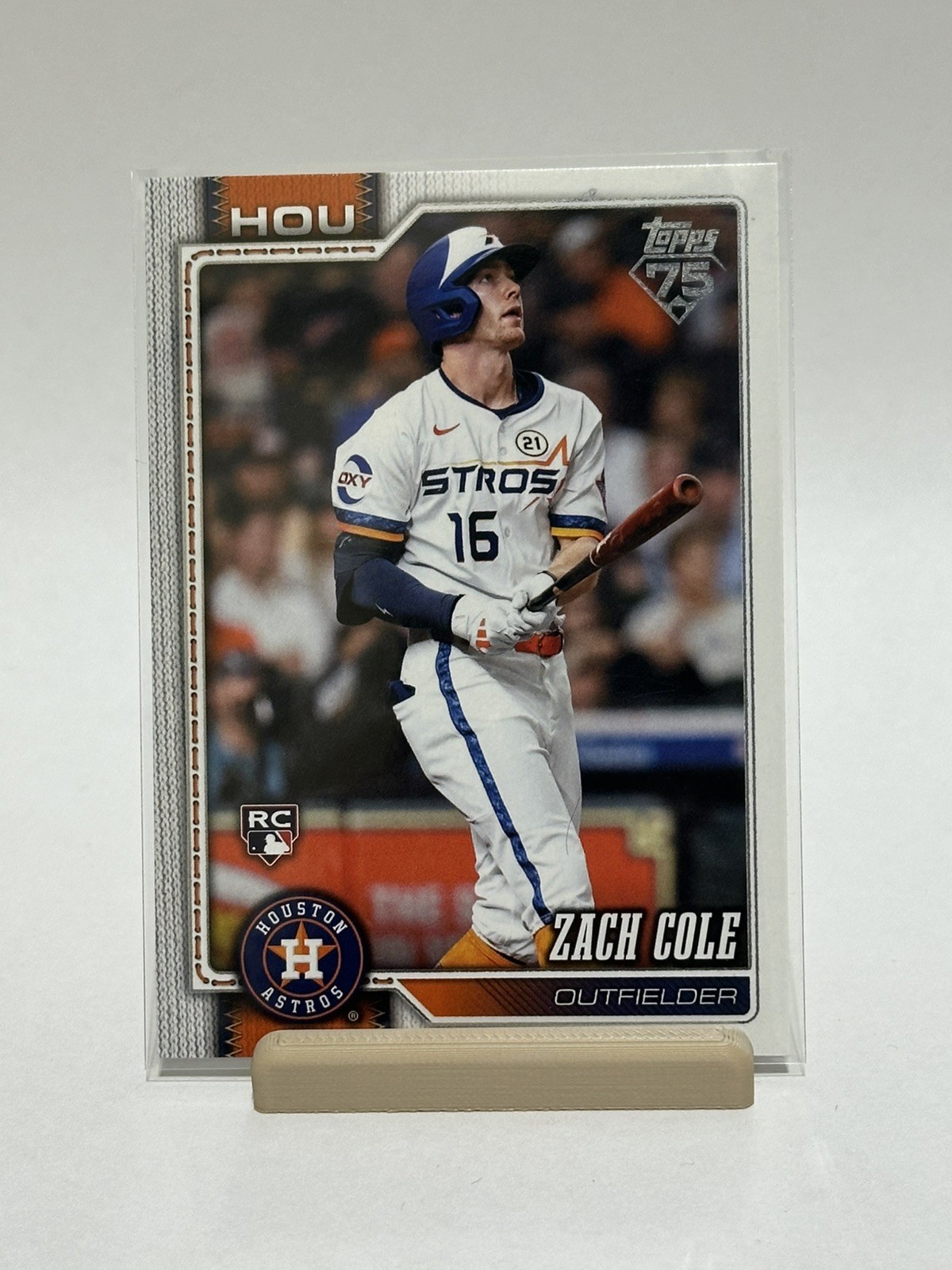 2026 Topps Series 2 Baseball #601 Zach Cole, Houston Astros RC