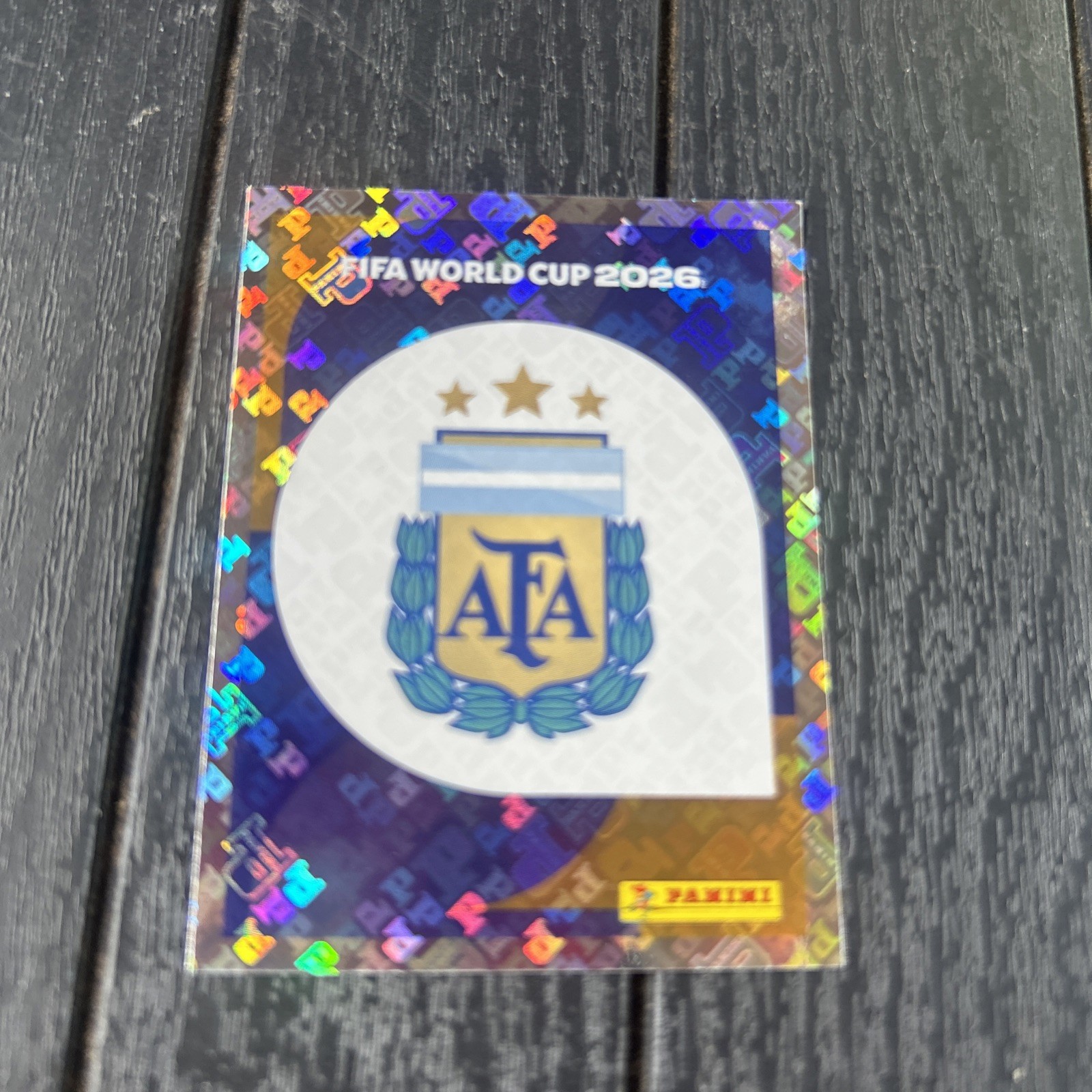2026 Panini FIFA World Cup Sticker Argentina Team Logo #ARG 1