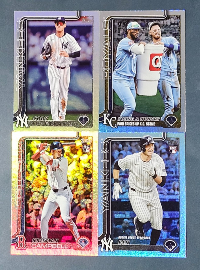 2025 Topps Update RAINBOW Parallels with Rookies You Pick – 2 Card Minimum