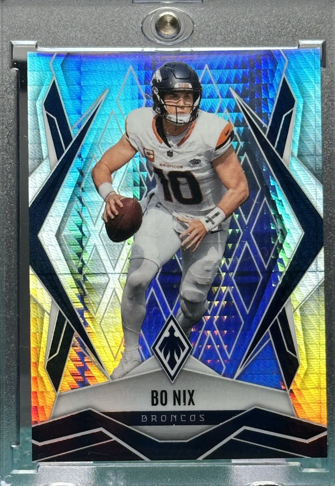BO NIX PHOENIX RARE HYPER REFRACTOR PRIZM SPORTS CARD BRONCOS MINT