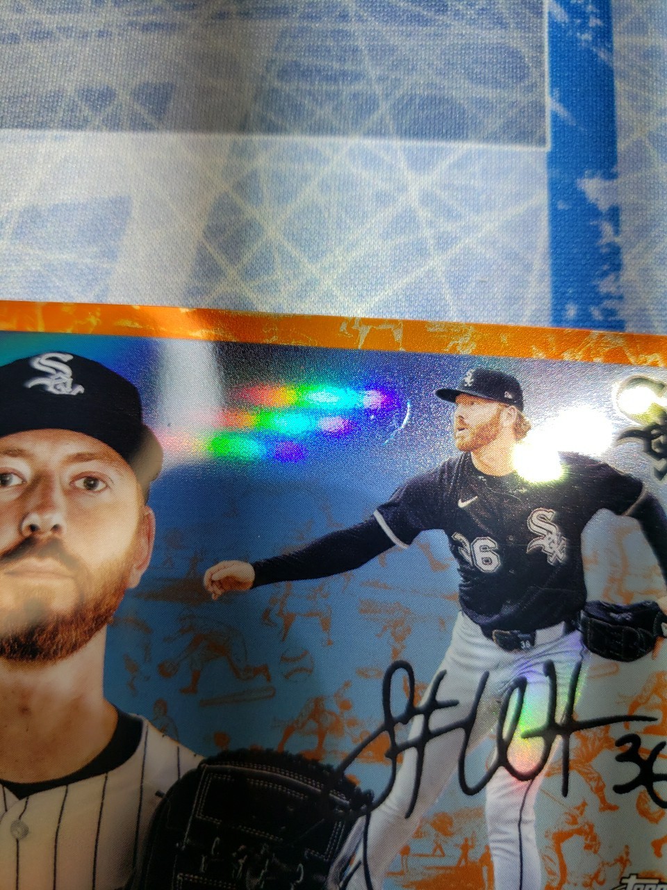 2025 Topps Platinum Steve Wilson #384 Orange Toile /25 Book End *SEE DESCRIPTION