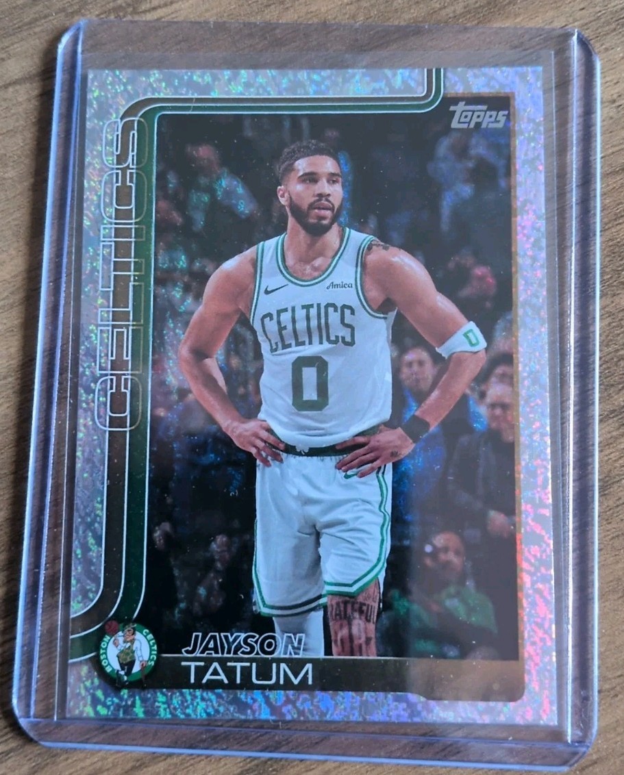 Jayson Tatum Topps Flagship 2025-26 Sand Glitter Foil #1
