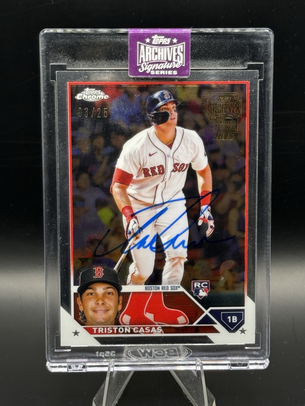 2023 Topps Archives Signature Series Tristan Casas Sig Ser Chrome /25