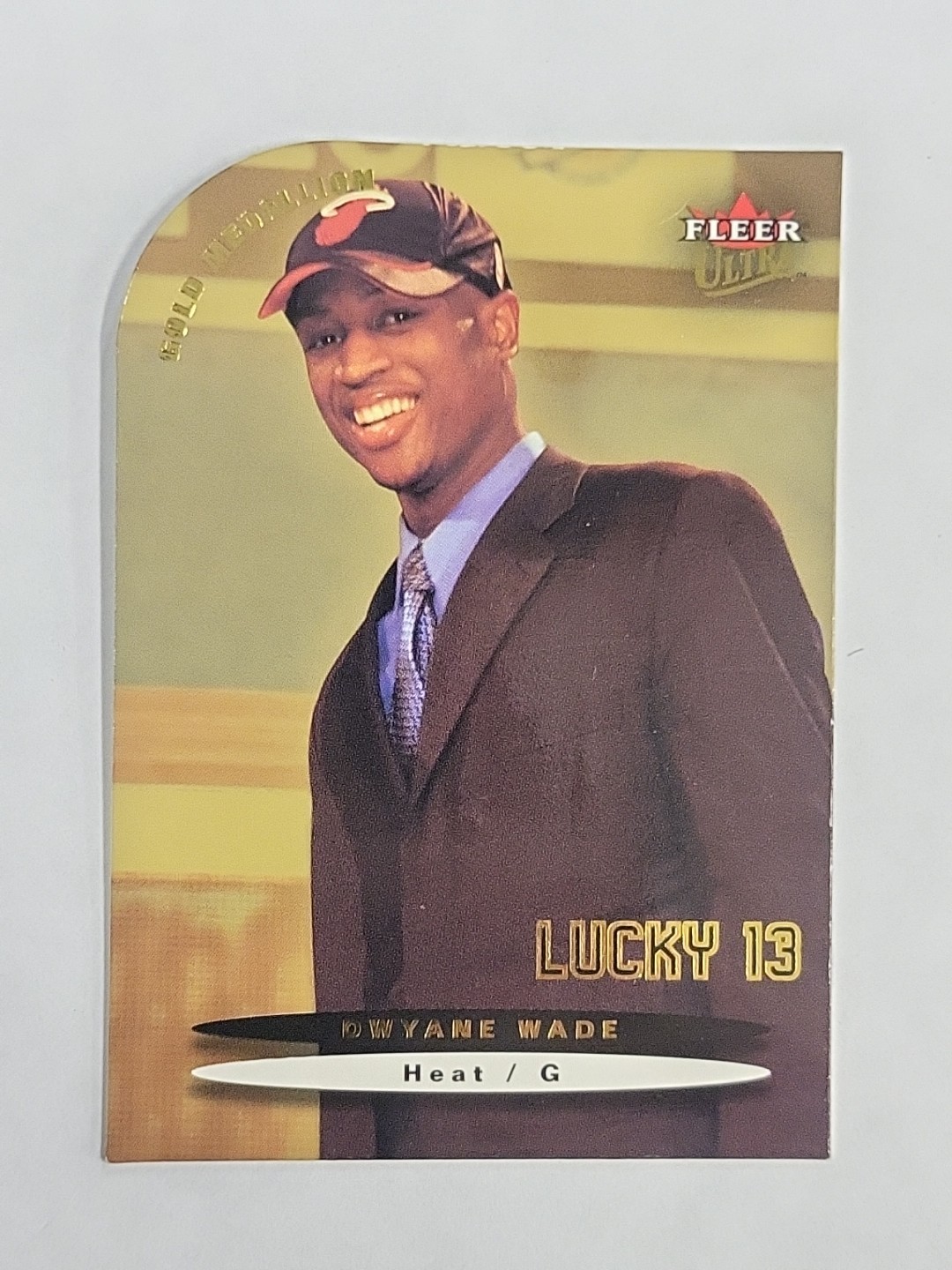 2003-04 Fleer Ultra – Lucky 13 Dwyane Wade #175 Gold Medallion Rookie (RC)