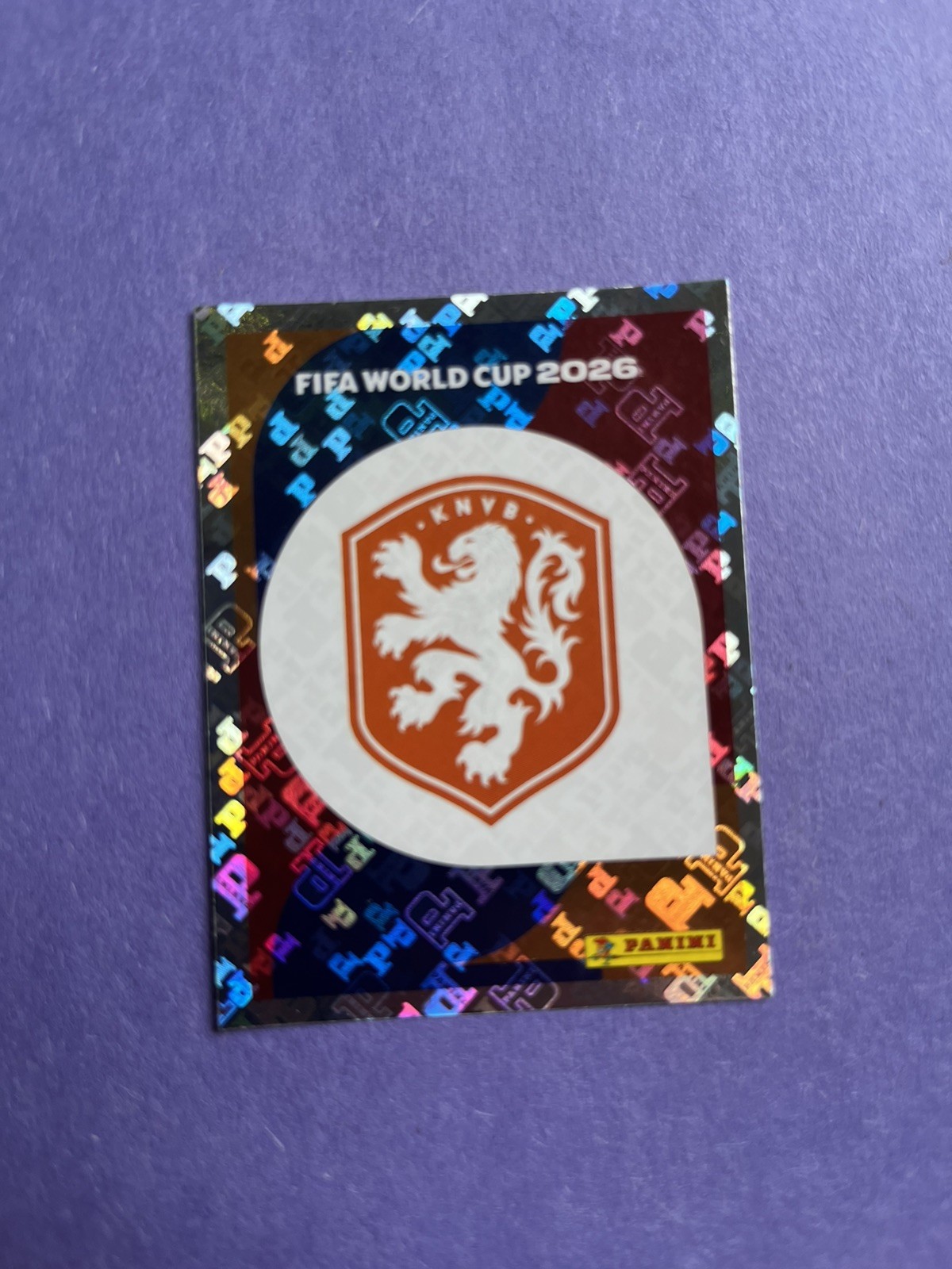 NETHERLANDS 2026 Panini FIFA World Cup Sticker FOIL #NED1 Team Emblem