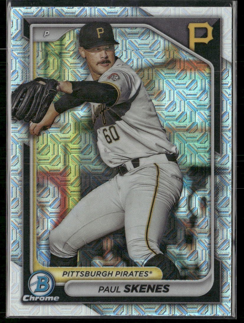 2024 Bowman Mega Box #BCP-125 Paul Skenes Rookie RC Mojo Refractor