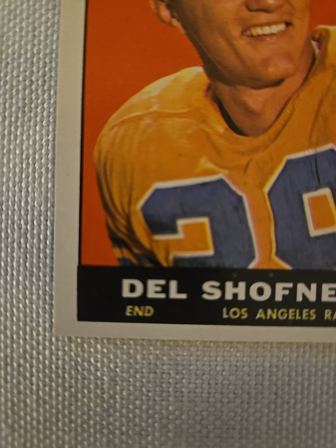 1961 Topps – Del Shofner #52 VG+