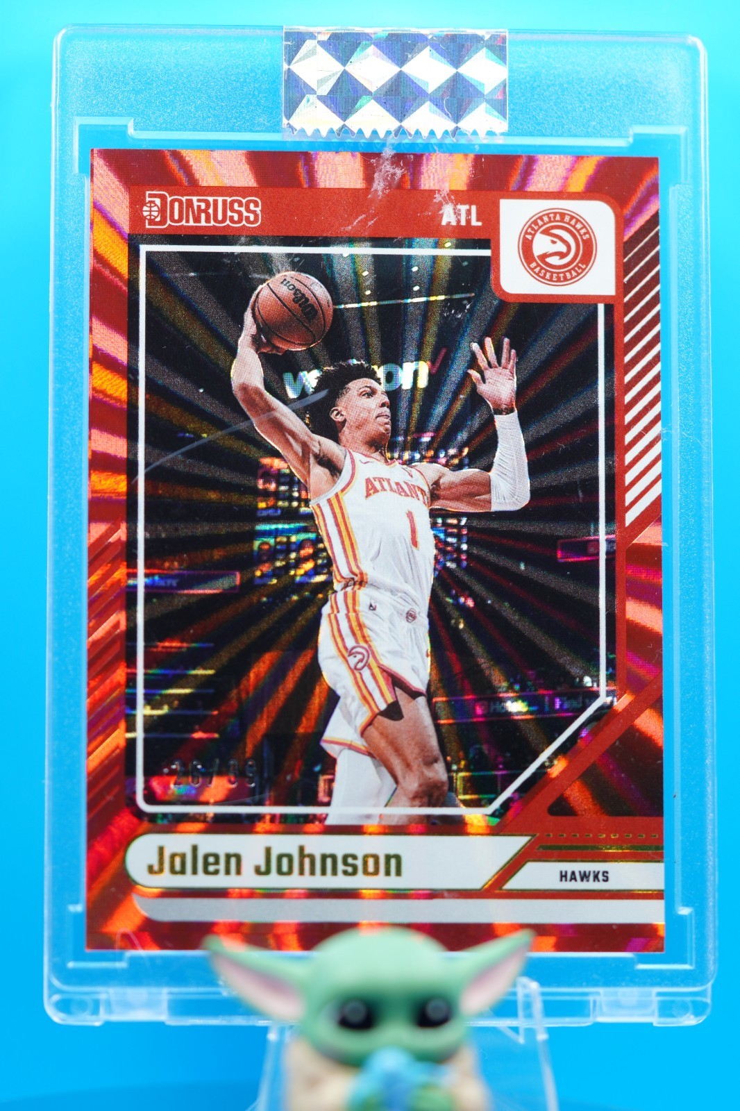 2024-25 Panini Donruss – Jalen Johnson #108 Holo Red Laser