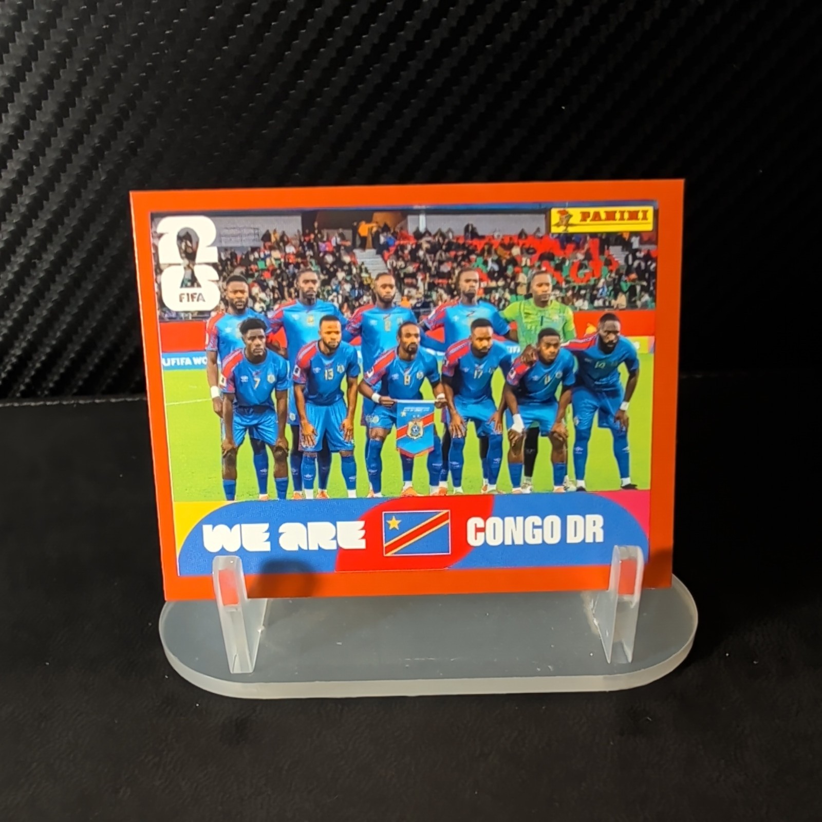 2026 Panini FIFA World Cup Sticker Red Border Parallel Team Photo COD13 Congo DR