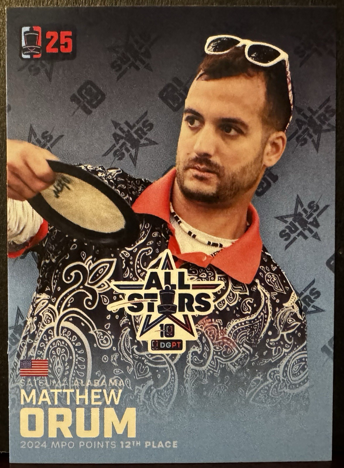 2025 DGPT Disc Golf Pro Tour All-Stars Matthew Orum AS24