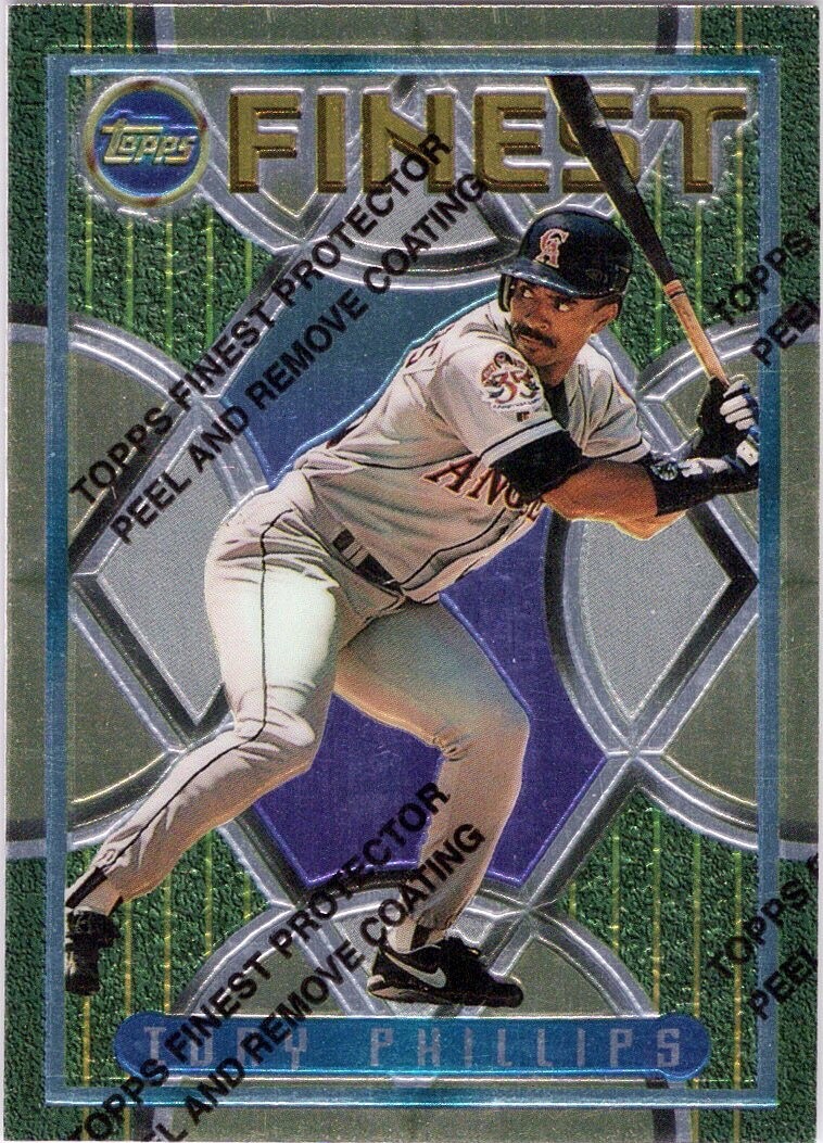 1995 Finest #223 Tony Phillips Anaheim Angels