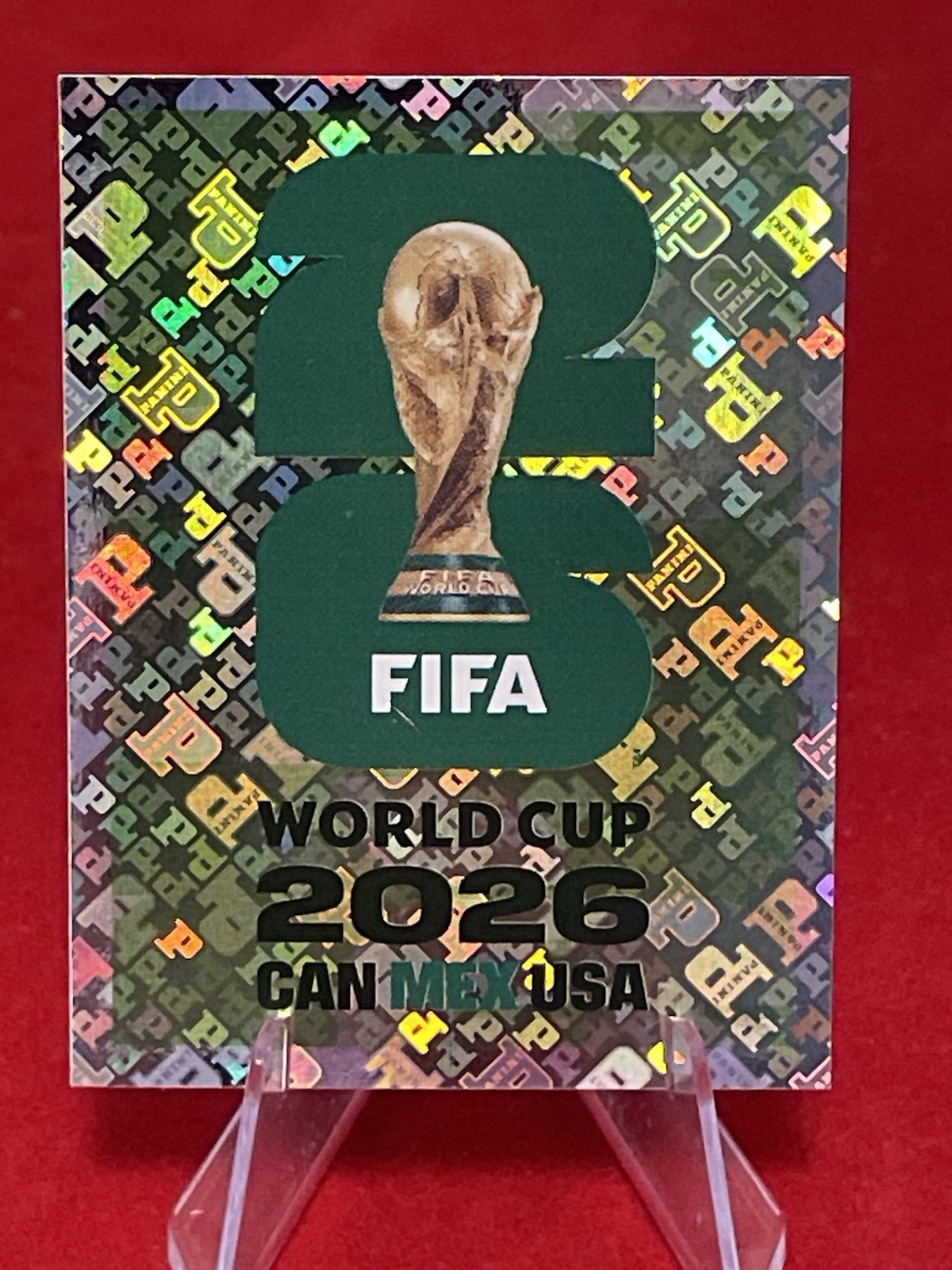 Panini FIFA World Cup 2026 Sticker CAN MEX USA FWC 7 Web Exclusive Foil
