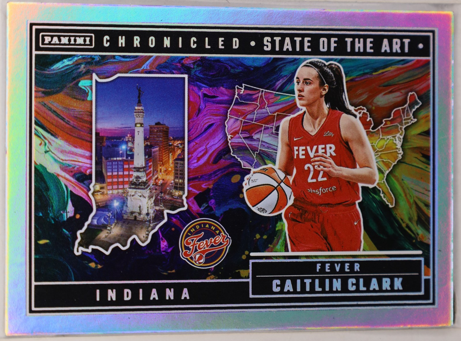 2025 Panini Caitlin Clark Chronicled State of the Art Caitlin Clark #89 Holo