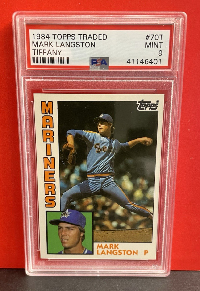 PSA’9′ 1984 Topps Traded Tiffany Mark Langston Rookie RC, Collector Edition #70T