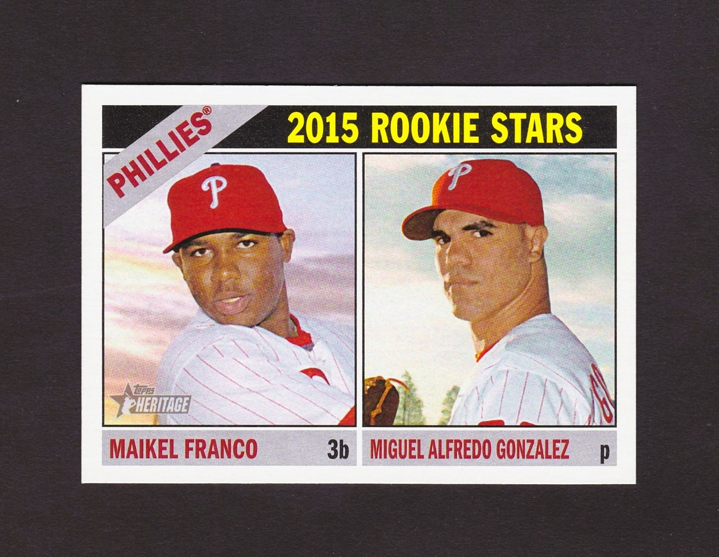 2015 Topps Heritage #254 2015 Phillies Rookie Stars [NM/MT]