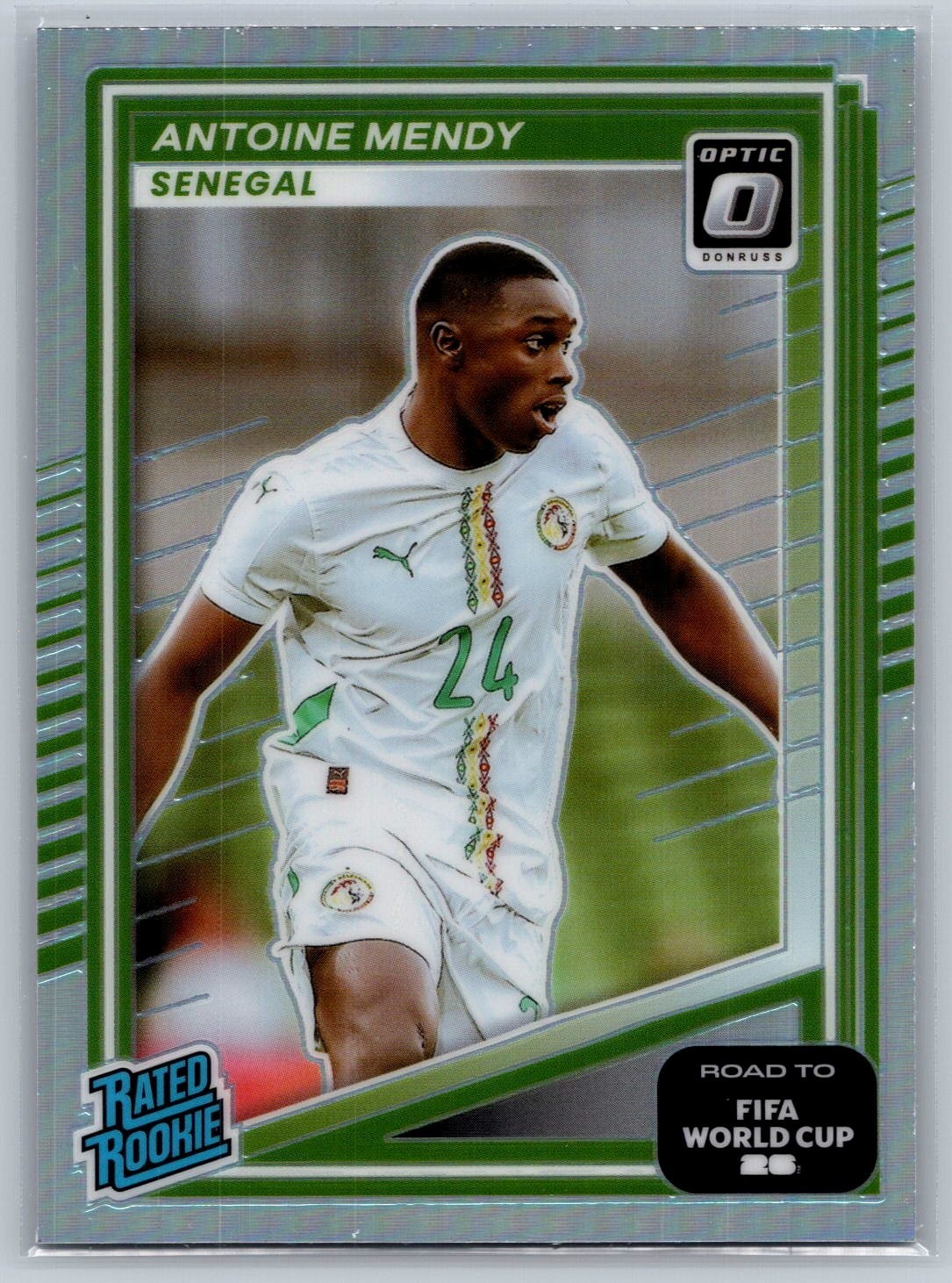 2025-26 Donruss Road to FIFA World Cup #235 Antoine Mendy Optic Prizm Senegal RC