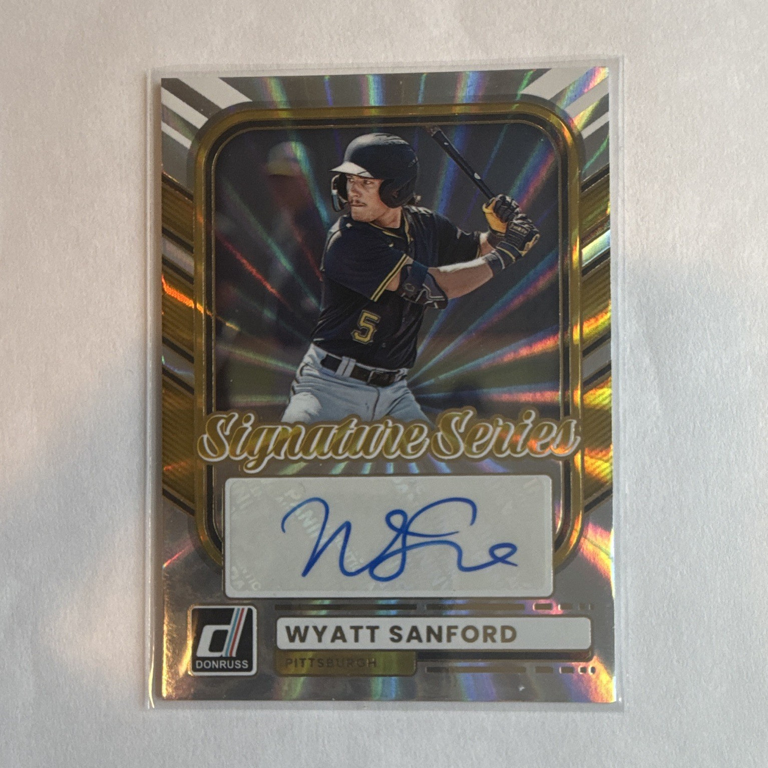 Panini 2026 Donruss Signature Series Wyatt Sanford Auto Pirates #SS-WS