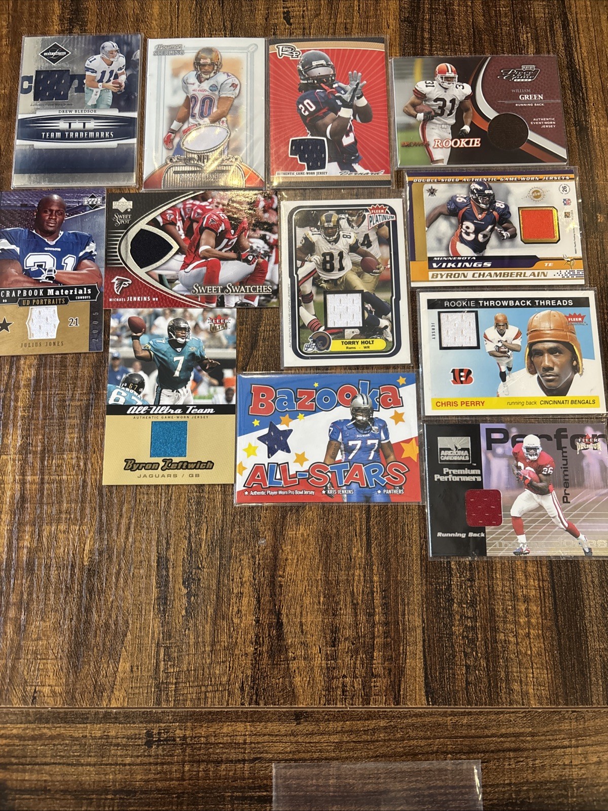 12 Game Used NFL Jerseys Various Players