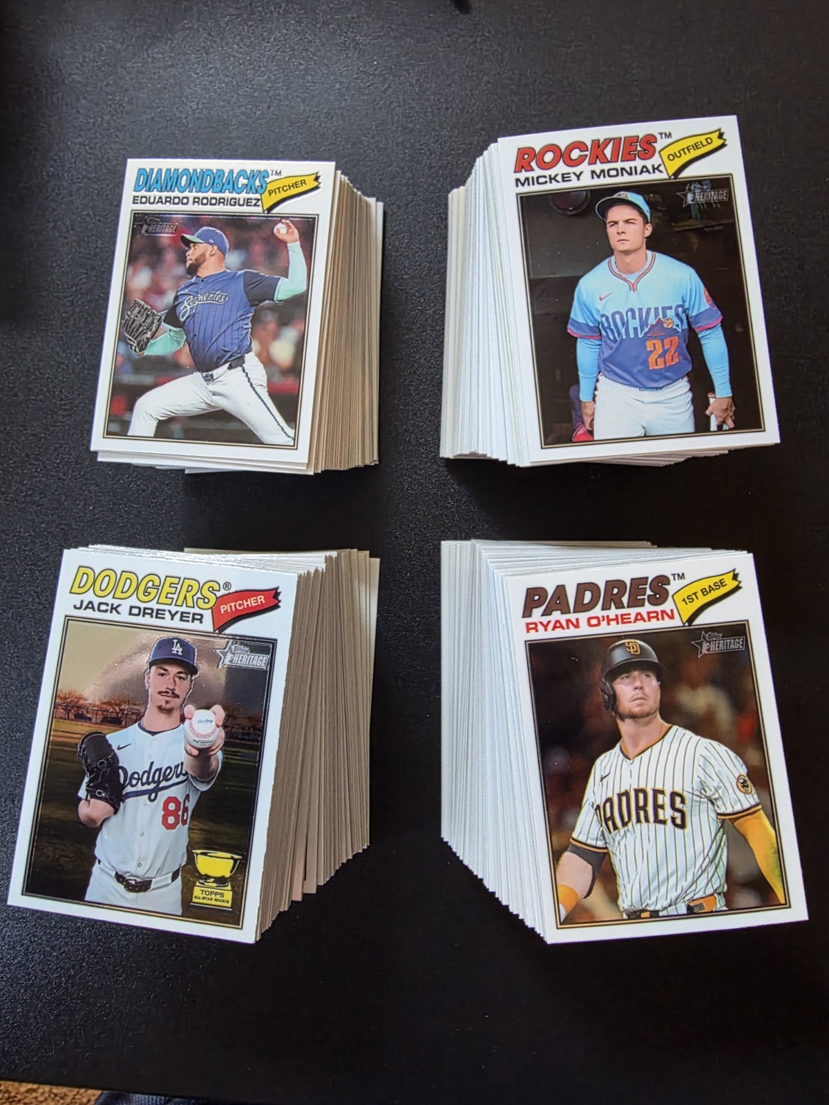 2026 TOPPS HERITAGE WHITE CHROME PARALLELS YOU PICK COMPLETE YOUR SET MINT !