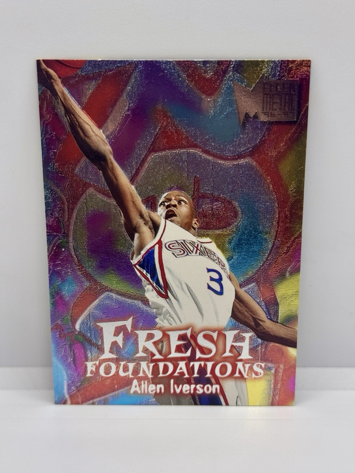 1996-97 Fleer Metal Allen Iverson Fresh Foundations Rookie #236 76ers HoF RC