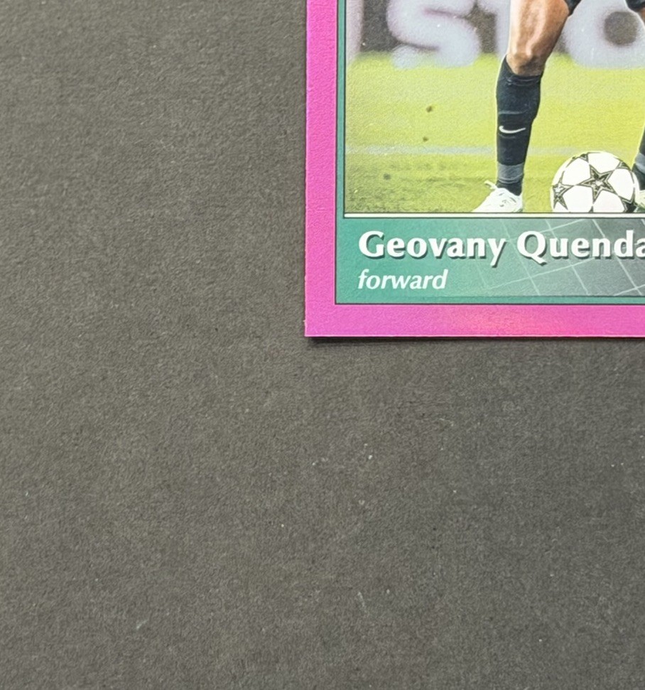 2024-25 Topps Merlin UEFA #57 Geovany Quenda Pink Refractor /199 RC