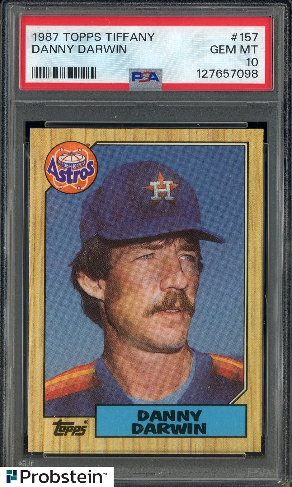 1987 Topps Tiffany #157 Danny Darwin Houston Astros PSA 10 GEM MINT