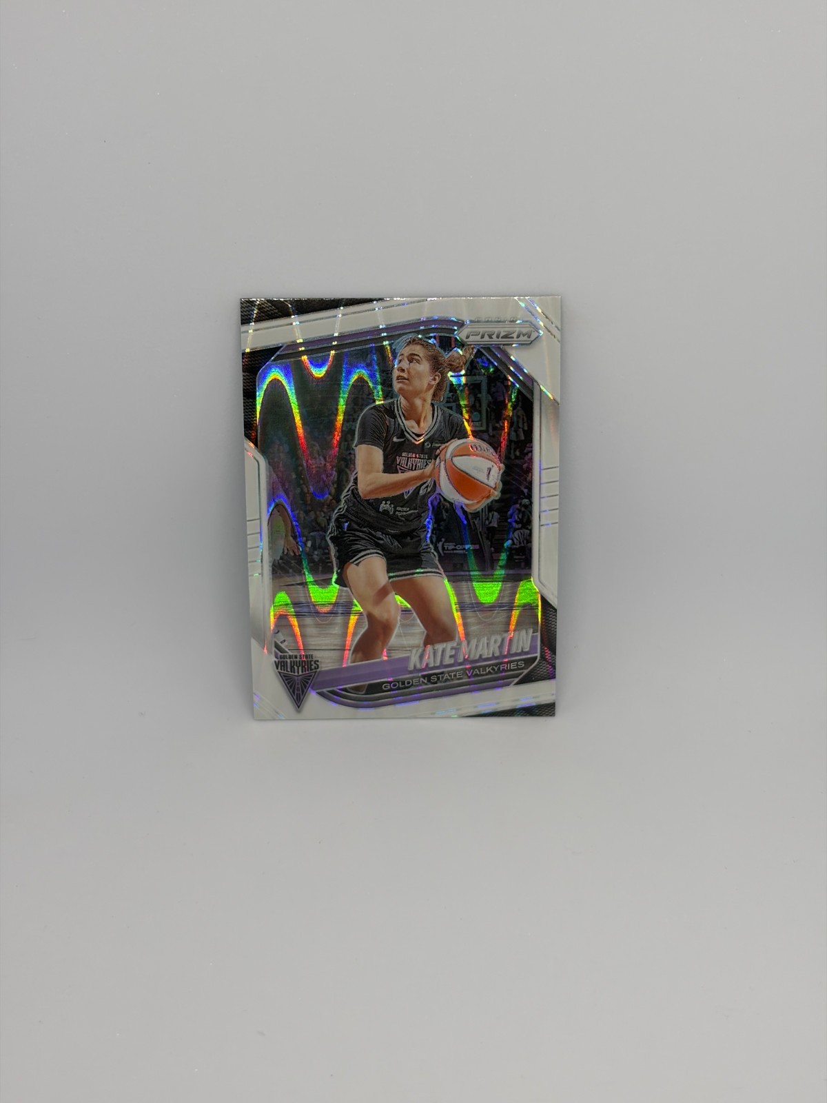 2025 Panini Prizm WNBA Kate Martin 97 WHITE SEISMIC PRIZM