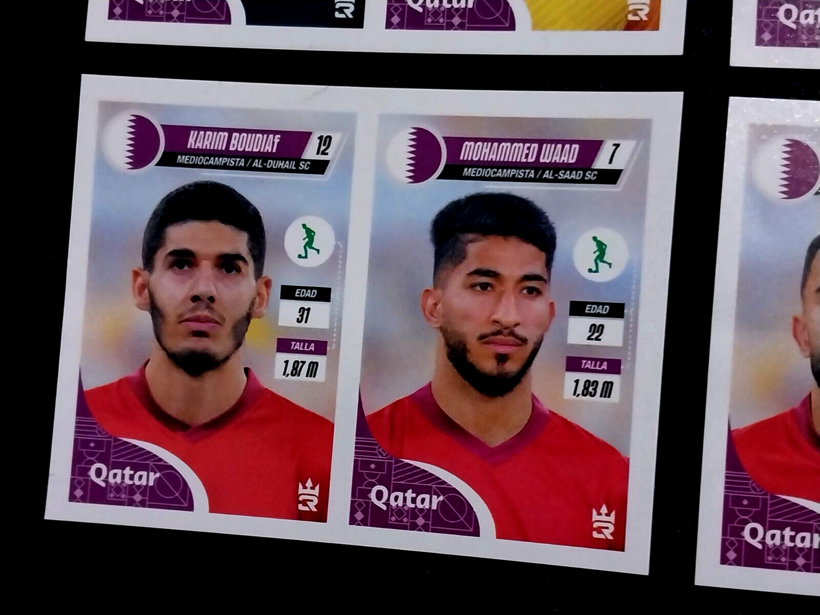 2022 3R Qatar World Cup FIFA – E04 QATAR SOCCER TEAM Full Sticker