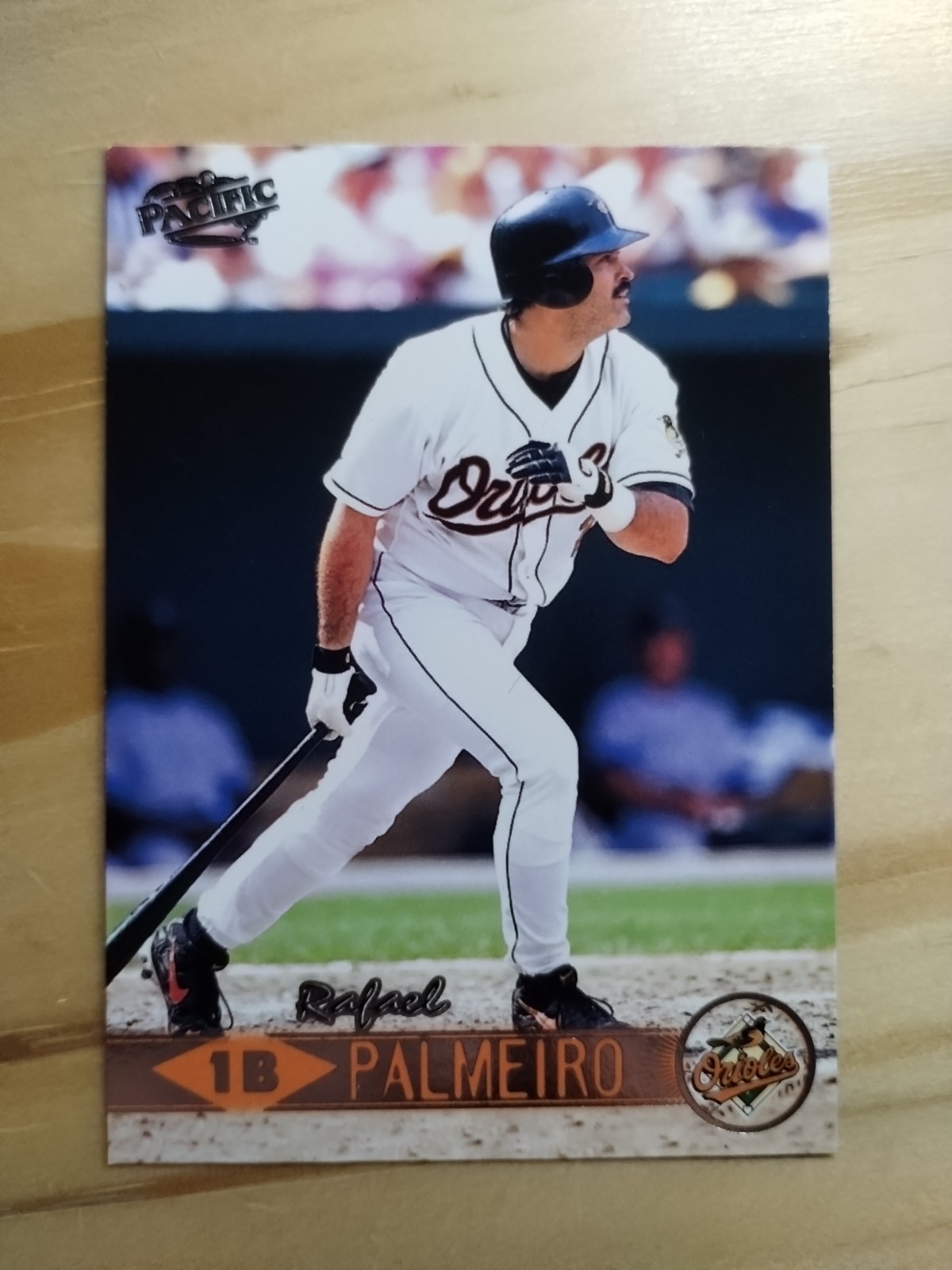 1999 Pacific – Rafael Palmeiro #57 In Action