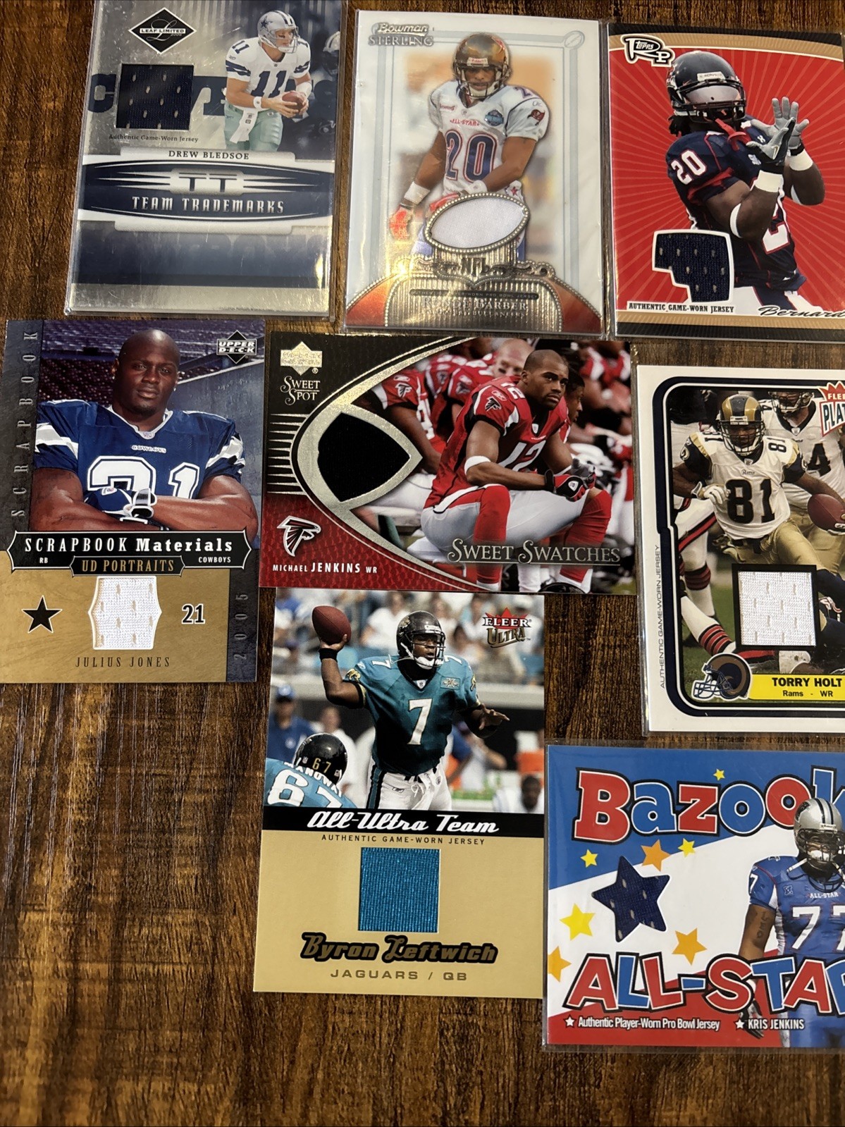 12 Game Used NFL Jerseys Various Players