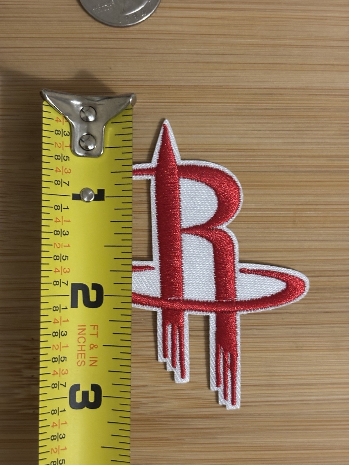 Houston Rockets Embroidered Iron On Patch Great For Jackets & Hats NBA Logo NEW