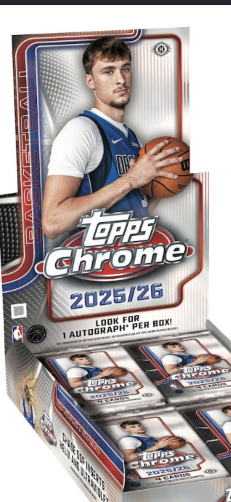2025-26 Topps Chrome Basketball Base Singles 2 Card minimum 45% off 4 or more