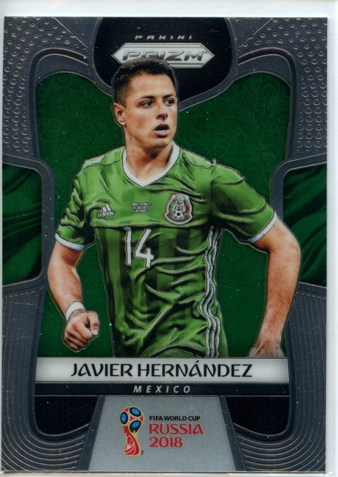 2018 Panini Prizm World Cup Soccer Base #127 Javier Hernandez – Mexico Qty