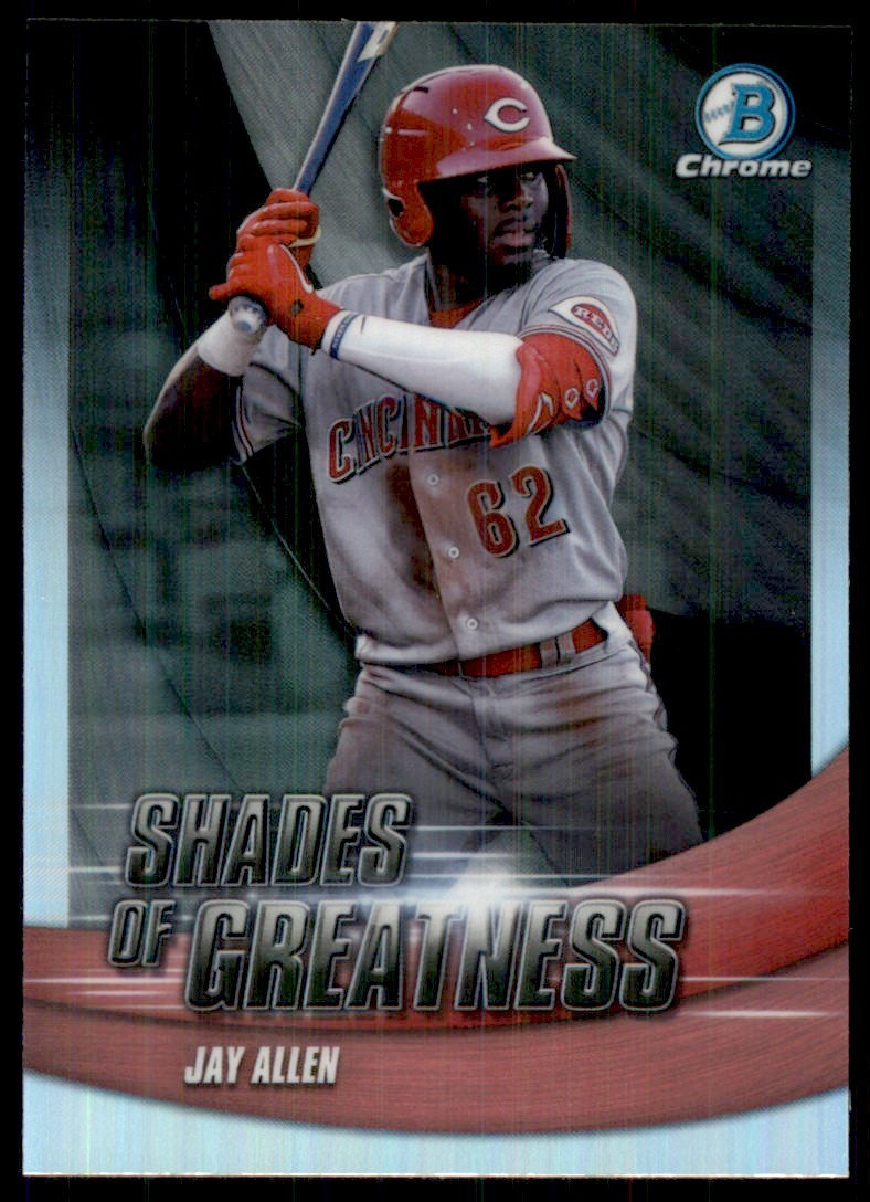 2022 Bowman Chrome Shades of Greatness Jay Allen Cincinnati Reds #SG-16