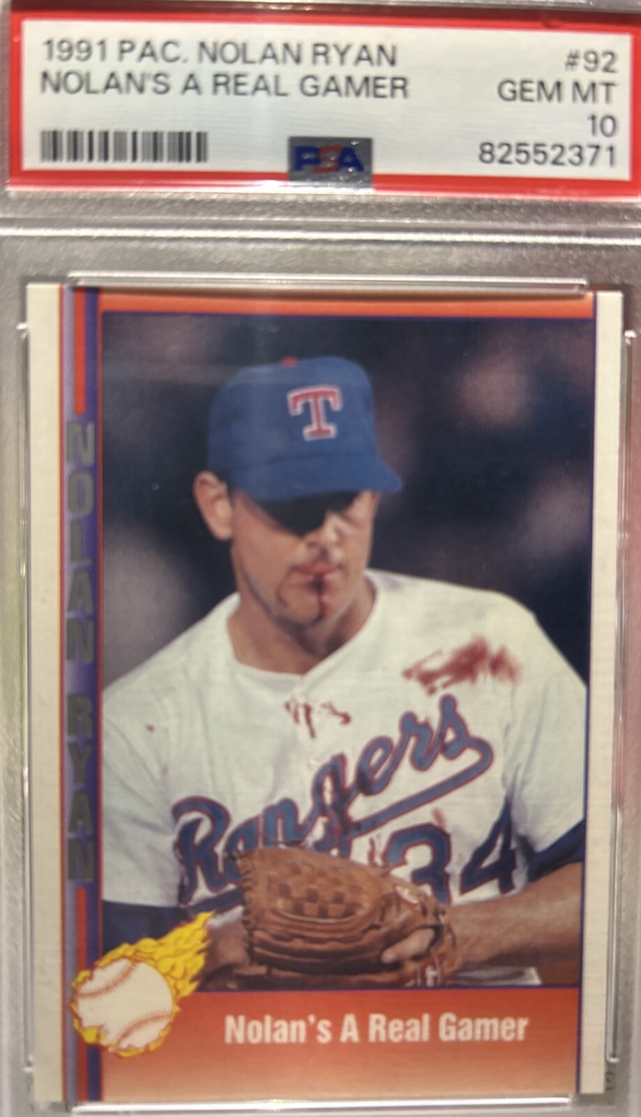1991 Pacific Nolan Ryan Texas Express – #92 Gem PSA 10 🔥