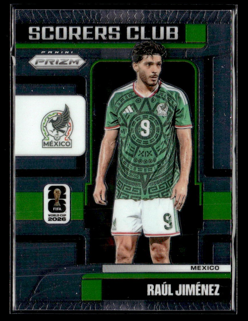 2026 Panini Prizm FIFA World Cup #17 Raul Jimenez Scorers Card Mexico