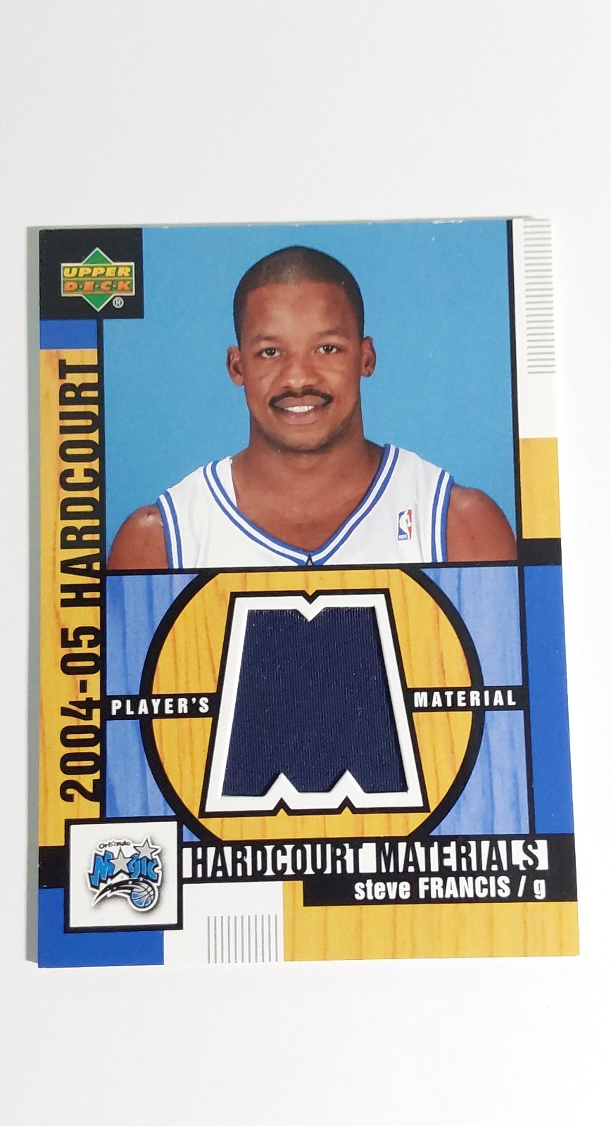 2004-05 Upper Deck Hardcourt – Hardcourt Materials Steve Francis #HM-SF Player’s