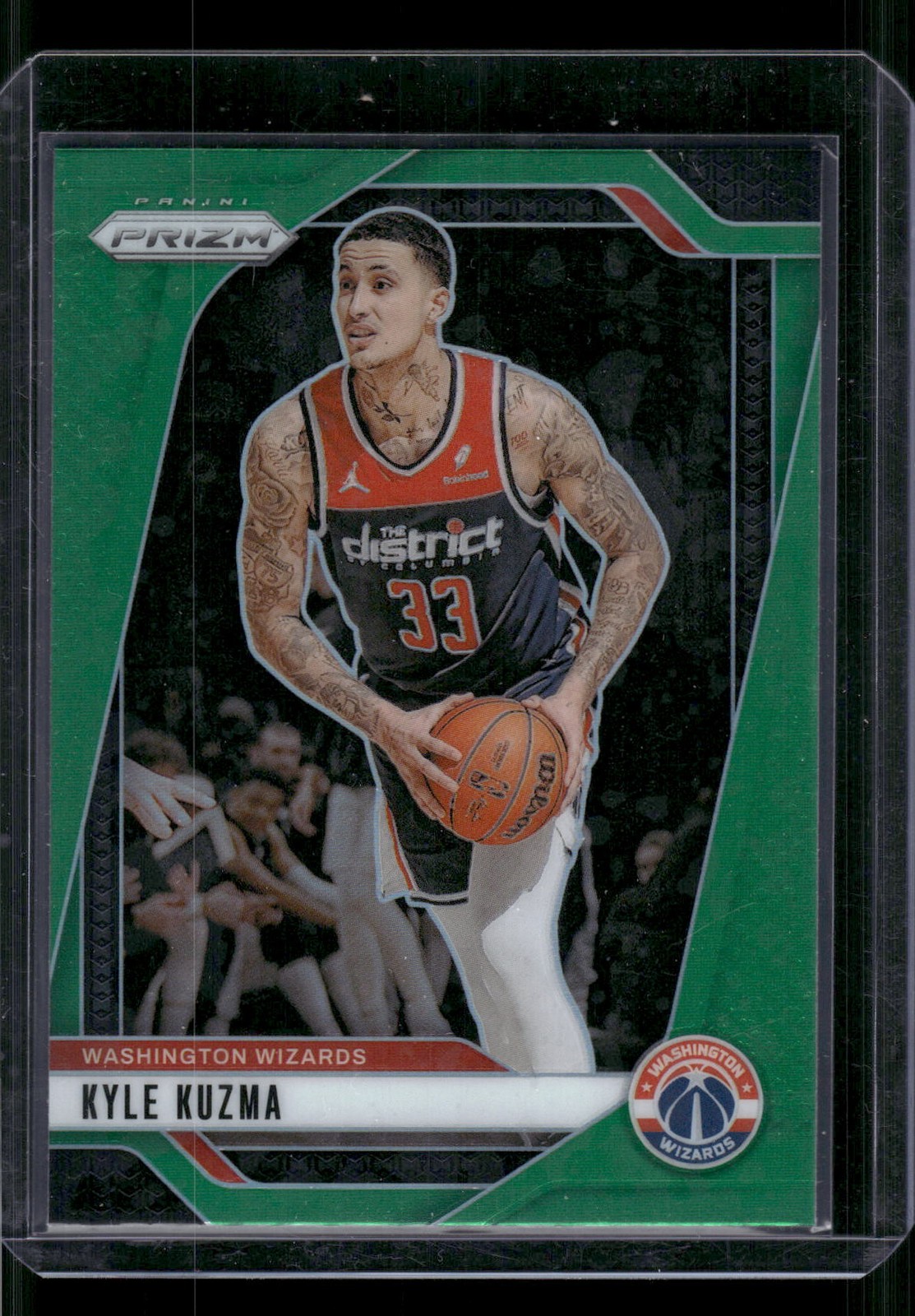2024-25 Panini Prizm #150 Kyle Kuzma Prizms Green