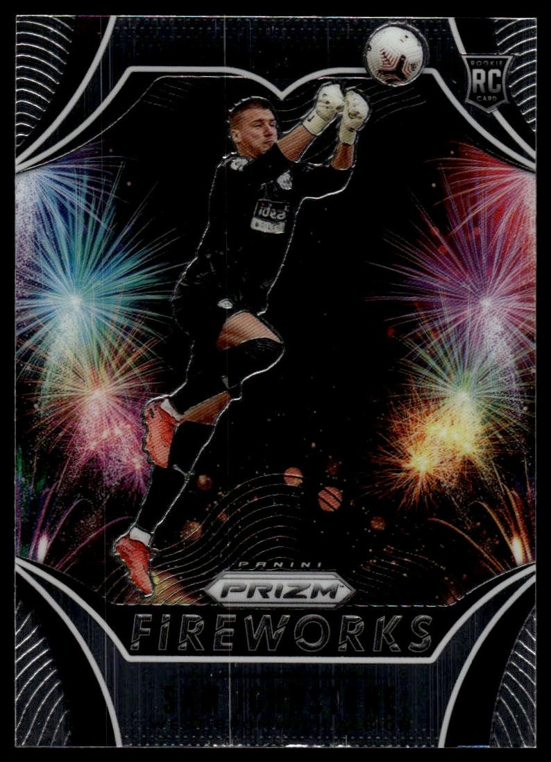 2020-21 Panini Prizm Premier League Sam Johnstone #18 Fireworks