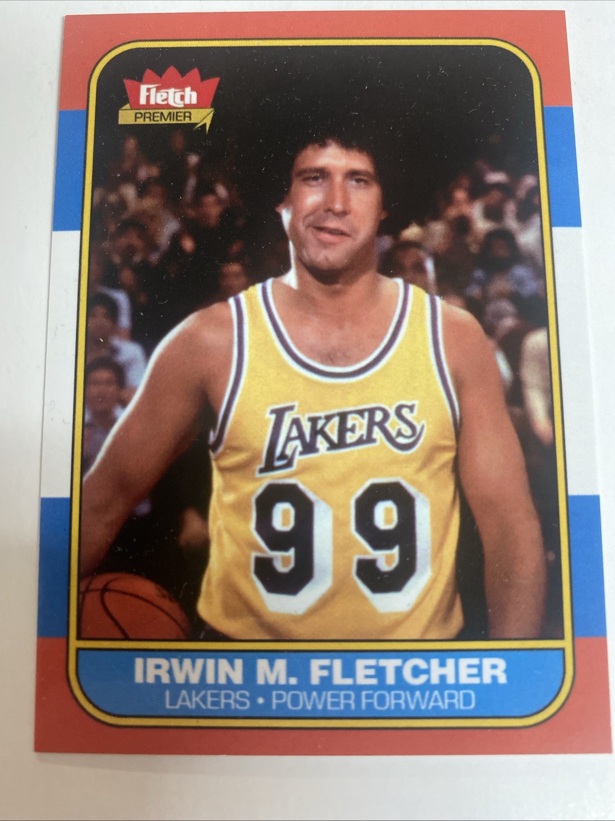 B14 1986 Basketball Irwin M. Fletch Fletcher Chevy Chase Custom Card