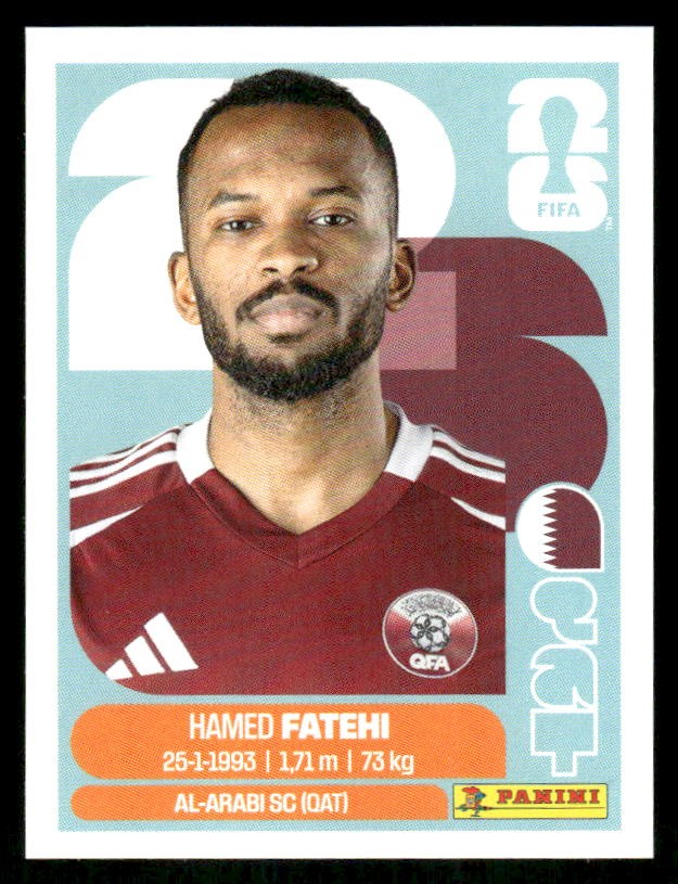 2026 Panini FIFA World Cup Stickers #QAT12 Ahmed Fathy