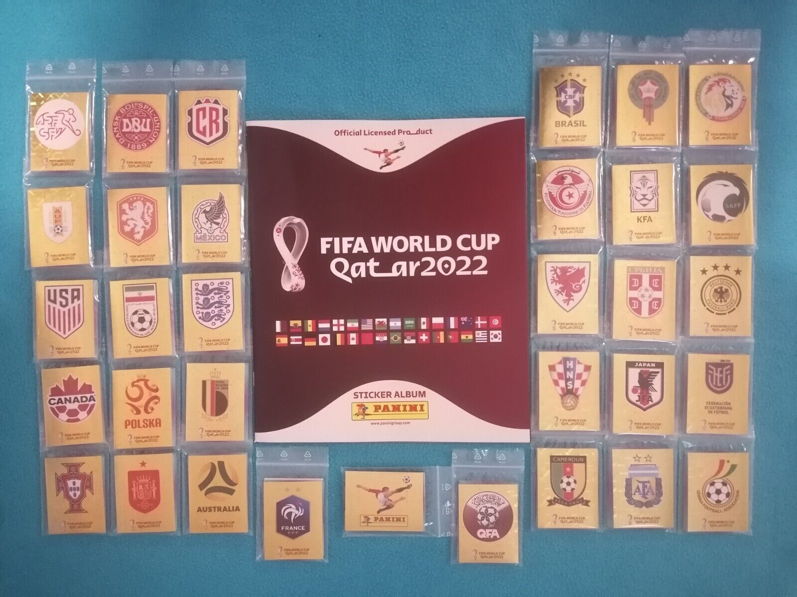 2022 Panini FIFA World Cup Qatar stickers #00 – #WAL20 – #FWC29