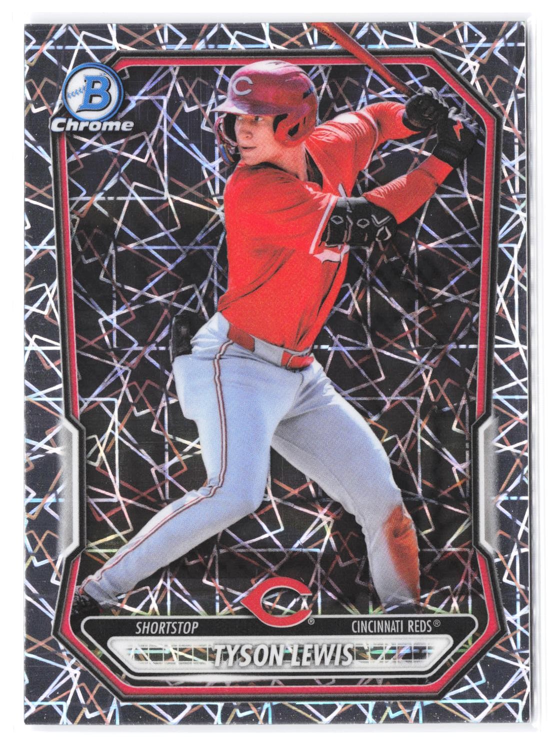 2026 Bowman #BCP-5 Tyson Lewis Chrome Prospects Lazer Refractor