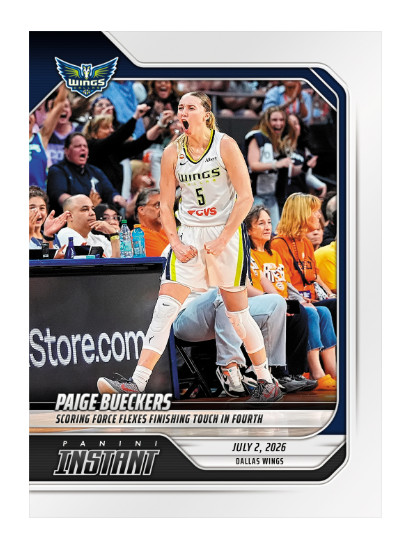 Paige Bueckers – 2026 Panini Instant WNBA #217 Dallas Wings PRESALE