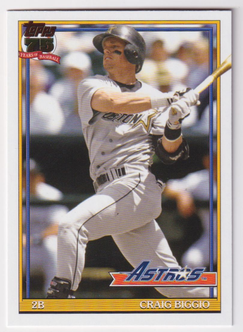 2026 Topps 75TH Throwback Craig Biggio Auto Houston Astros #91B2-26