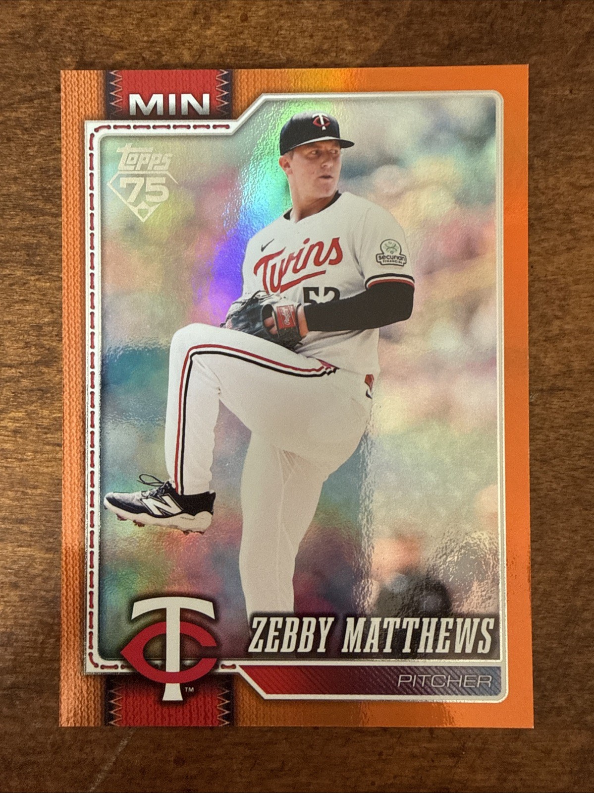 2026 Topps Series 2 Baseball #606 Zebby Matthews Orange Foil 07/25