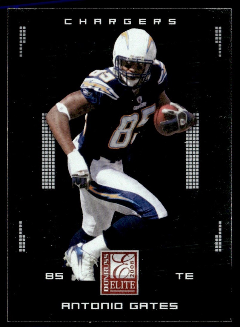 2008 Donruss Elite Antonio Gates San Diego Chargers #82