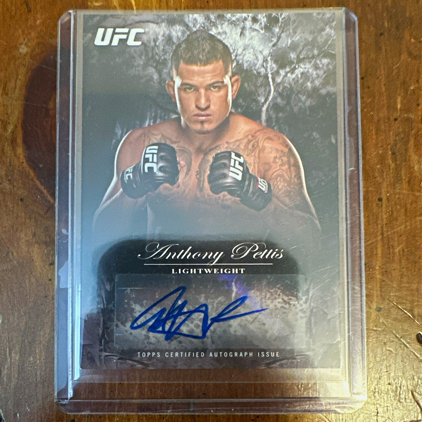Topps 2014 UFC Bloodlines Anthony Pettis Auto Fighter Autographs #FA-AP 062/225